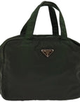 PRD Hand Bag Nylon Green Auth ac2782