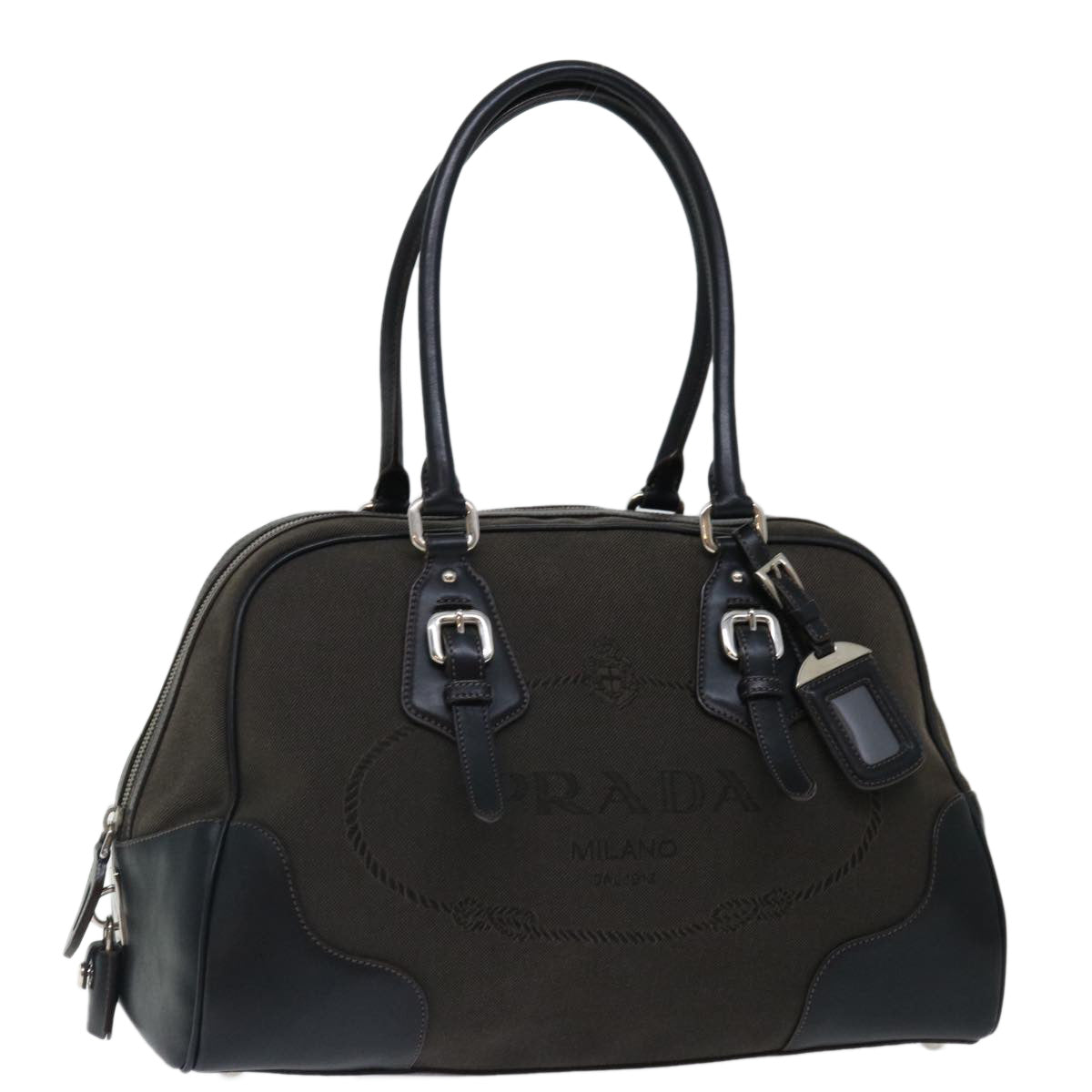 PRD Hand Bag Canvas Brown Auth ac2884
