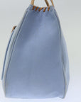 BBERRY Blue Label Hand Bag Canvas Blue Auth ac2928