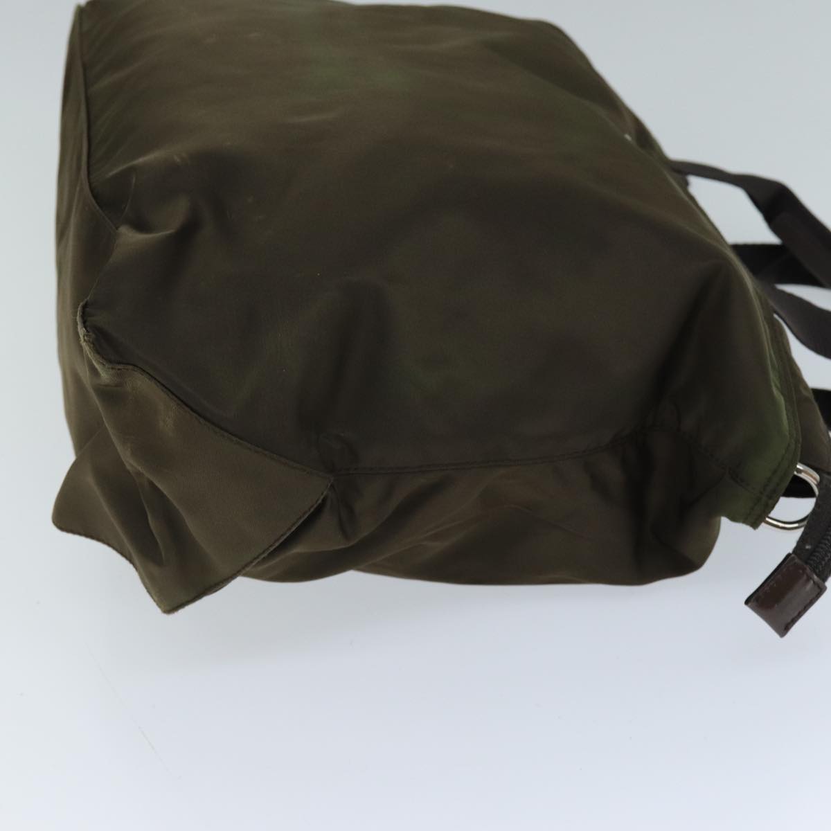 PRD Hand Bag Nylon 2way Brown Auth ac2959