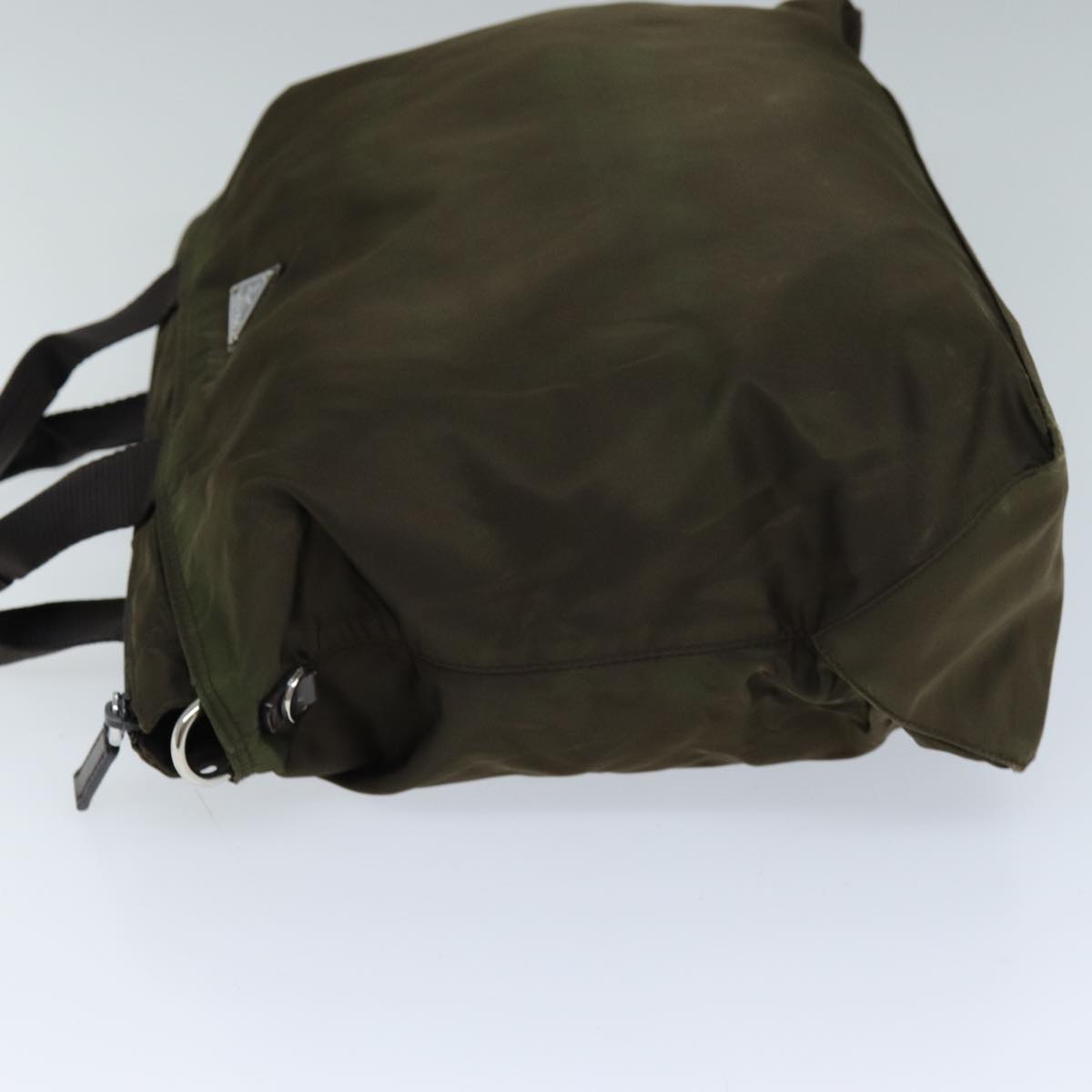 PRD Hand Bag Nylon 2way Brown Auth ac2959
