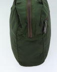 PRD Hand Bag Nylon Khaki Auth ac2986
