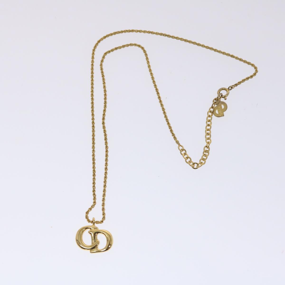 CHRISTIAN D1OR Accessories Necklace 2Set Gold Tone Auth am4822