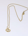 CHRISTIAN D1OR Accessories Necklace 2Set Gold Tone Auth am4822
