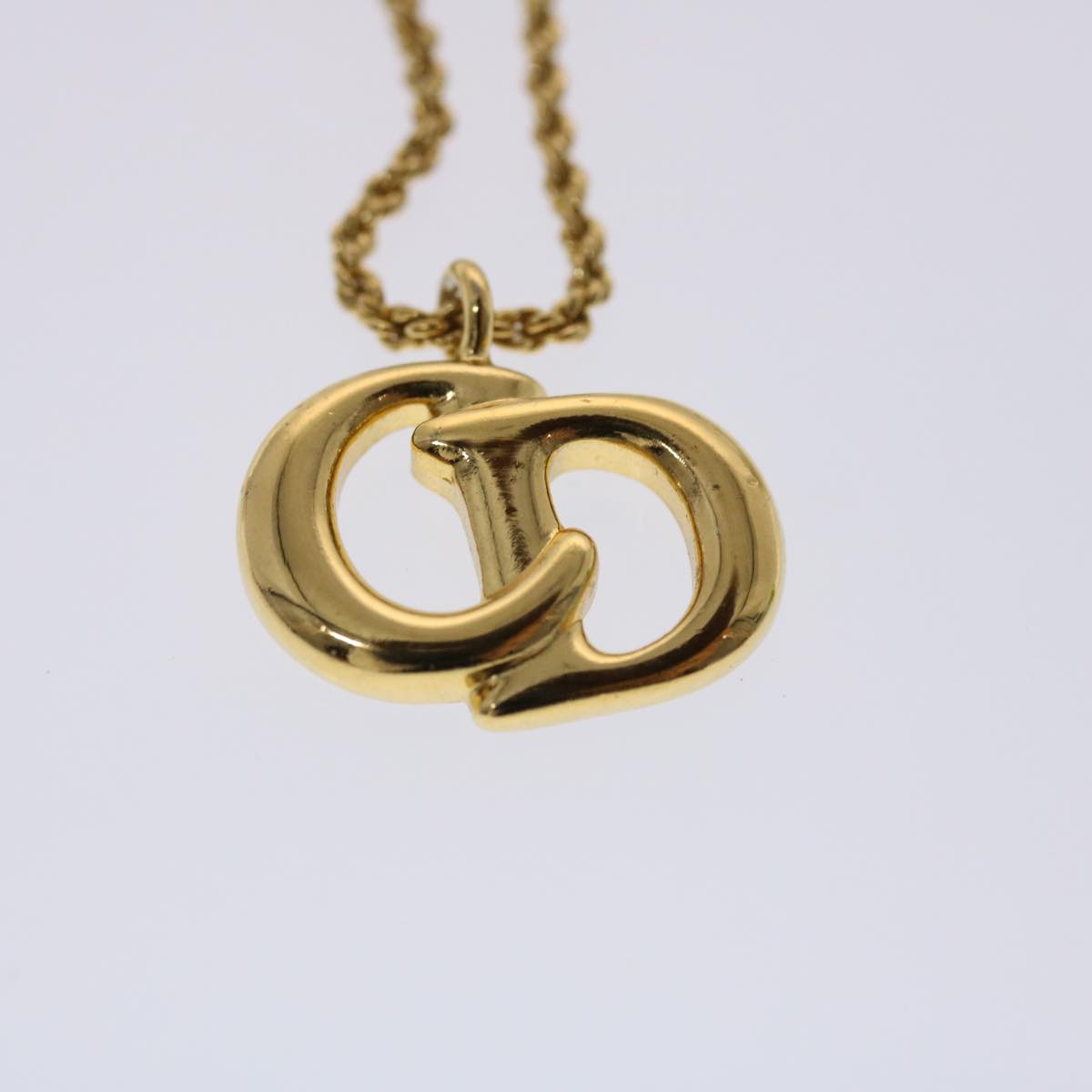 CHRISTIAN D1OR Accessories Necklace 2Set Gold Tone Auth am4822