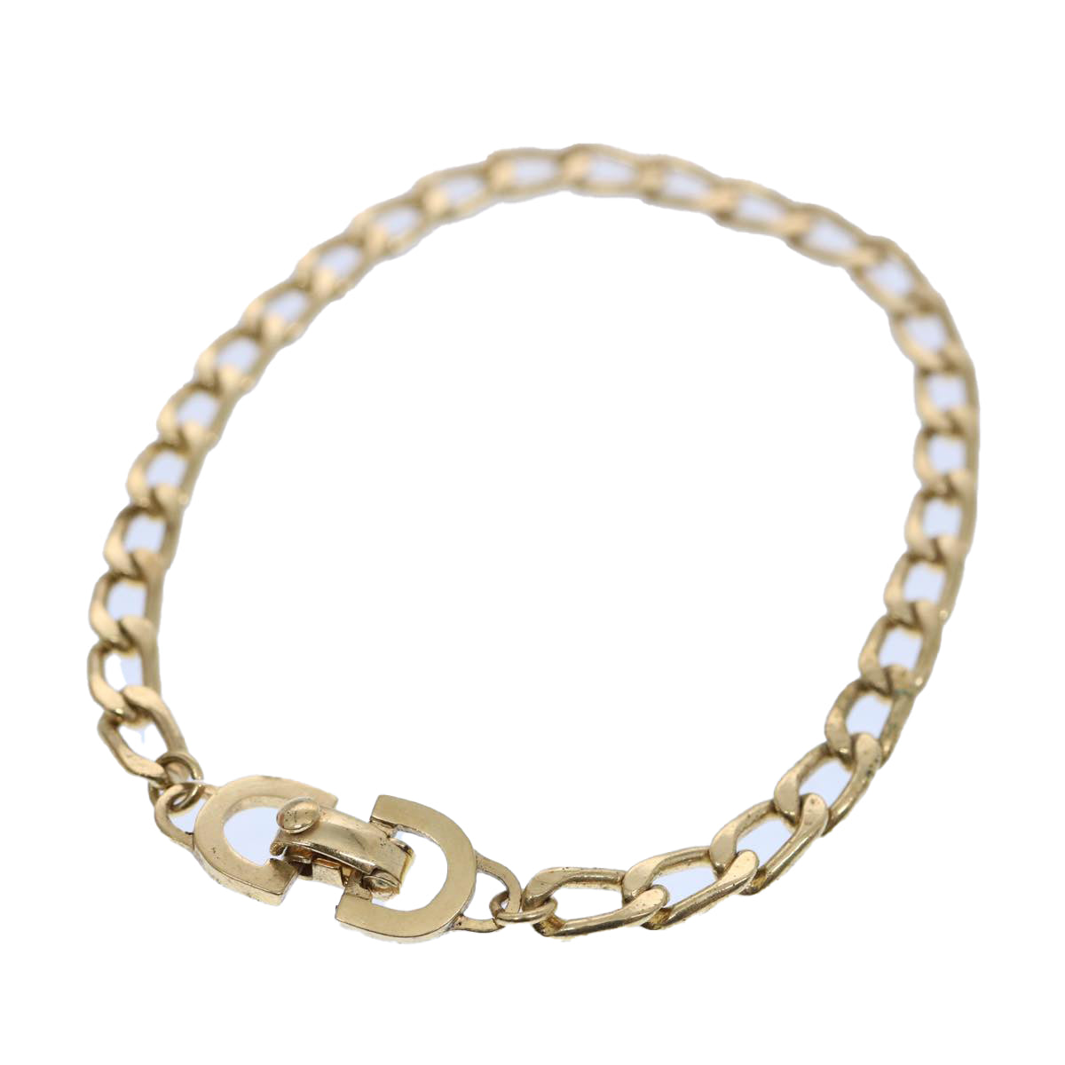 CHRISTIAN D1OR Bracelet metal Gold Auth am5524