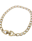 CHRISTIAN D1OR Bracelet metal Gold Auth am5524