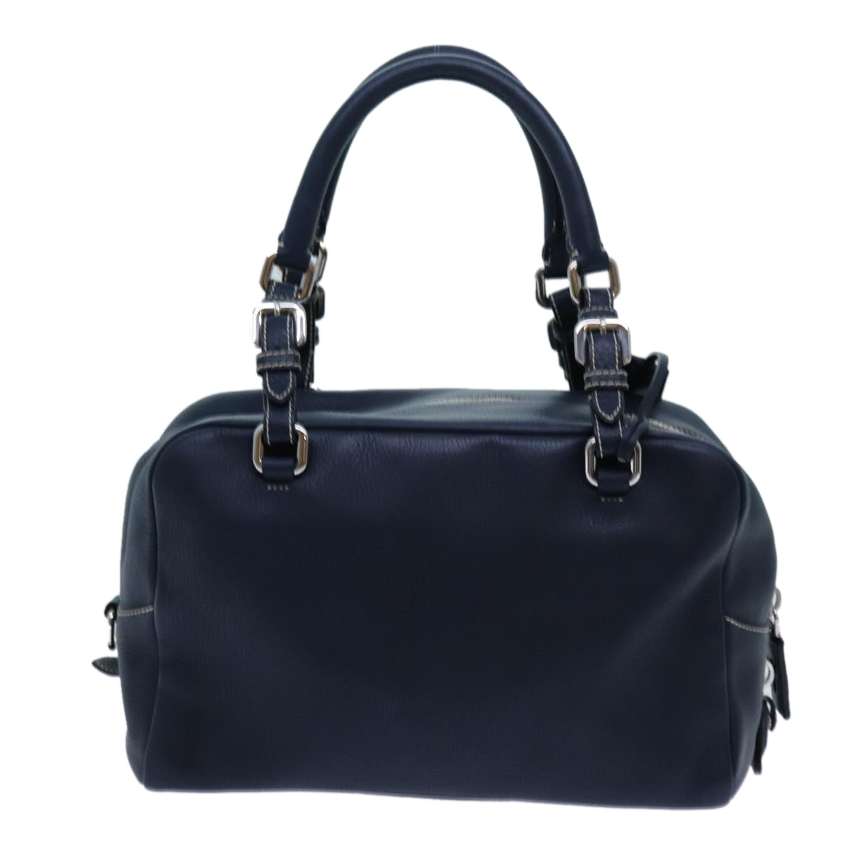 PRD Hand Bag Leather Navy Auth am6063