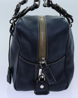 PRD Hand Bag Leather Navy Auth am6063