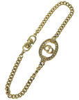CHRISTIAN D1OR Bracelet Metal Gold Auth am6179