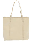 PRD Hand Bag Patent leather Beige Auth ar11454B