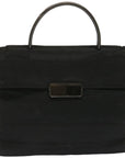 PRD Hand Bag Nylon Black Auth ar11455B