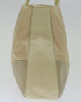 PRD Hand Bag Nylon Beige Auth ar11646B
