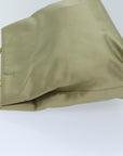 PRD Chain Hand Bag Satin Beige Auth ar11648B