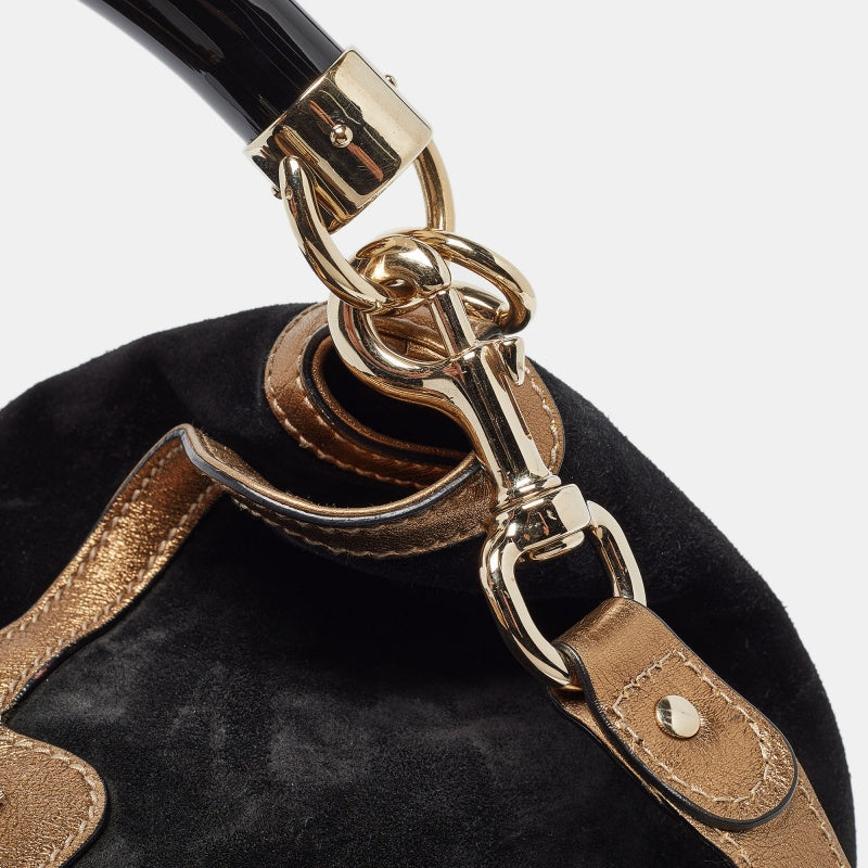 GCCI  Hysteria Embossed Suede Large Indy Hobo