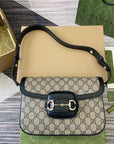 GC690 GCCI Horsebit 1955 Soft Small Shoulder Bag / HIGHEST QUALITY VERSION / 10.2"W x 6.8"H x 4"D