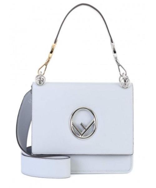 FNDI Kan I F White Leather Bag