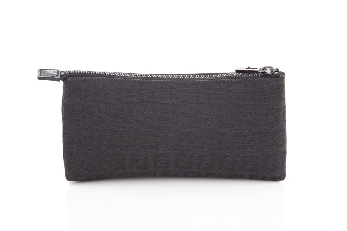 FNDI Black Zucca Zip Pouch