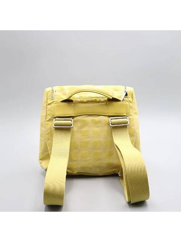 A15958 Yellow color fabric new travel backpack and crossbag CH