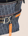 CHRISTIAN D1OR 2005 FLIGHT DENIM TROTTER TOTE BAG