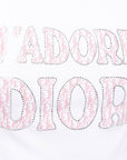 CHRISTIAN D1OR 2000s 'J'ADORE D1OR' RHINESTONE TANK TOP