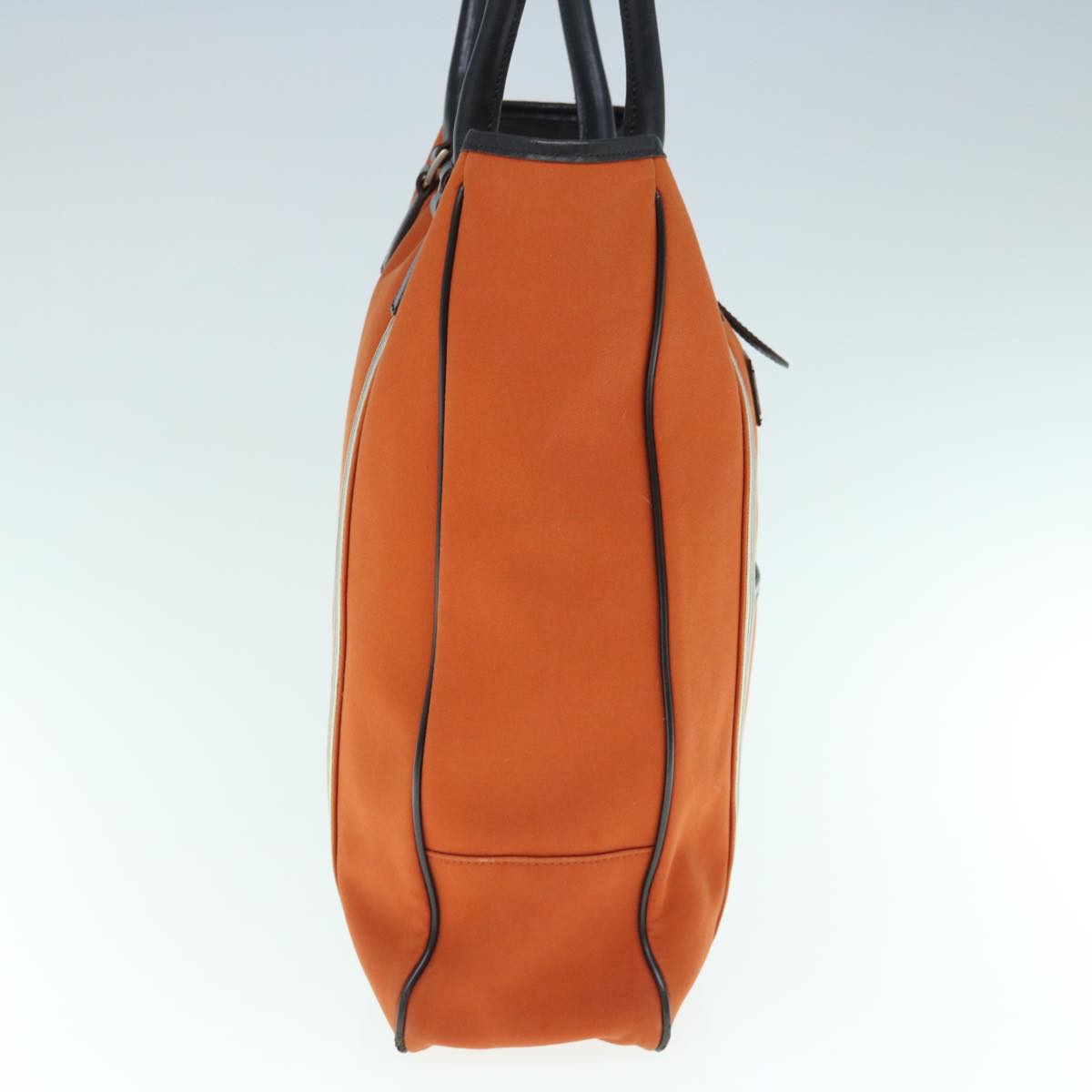 BBERRY Black label Shoulder Bag Canvas Orange Auth bs11428