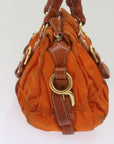 PRD Hand Bag Nylon 2way Orange Auth bs12509