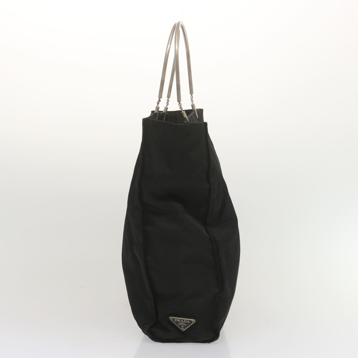 PRD Hand Bag Nylon Black Auth bs12823