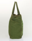 PRD Hand Bag Nylon Green Auth bs12827