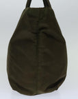 PRD Hand Bag Nylon Khaki Auth bs12944