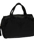 PRD Hand Bag Nylon Black Auth bs13129