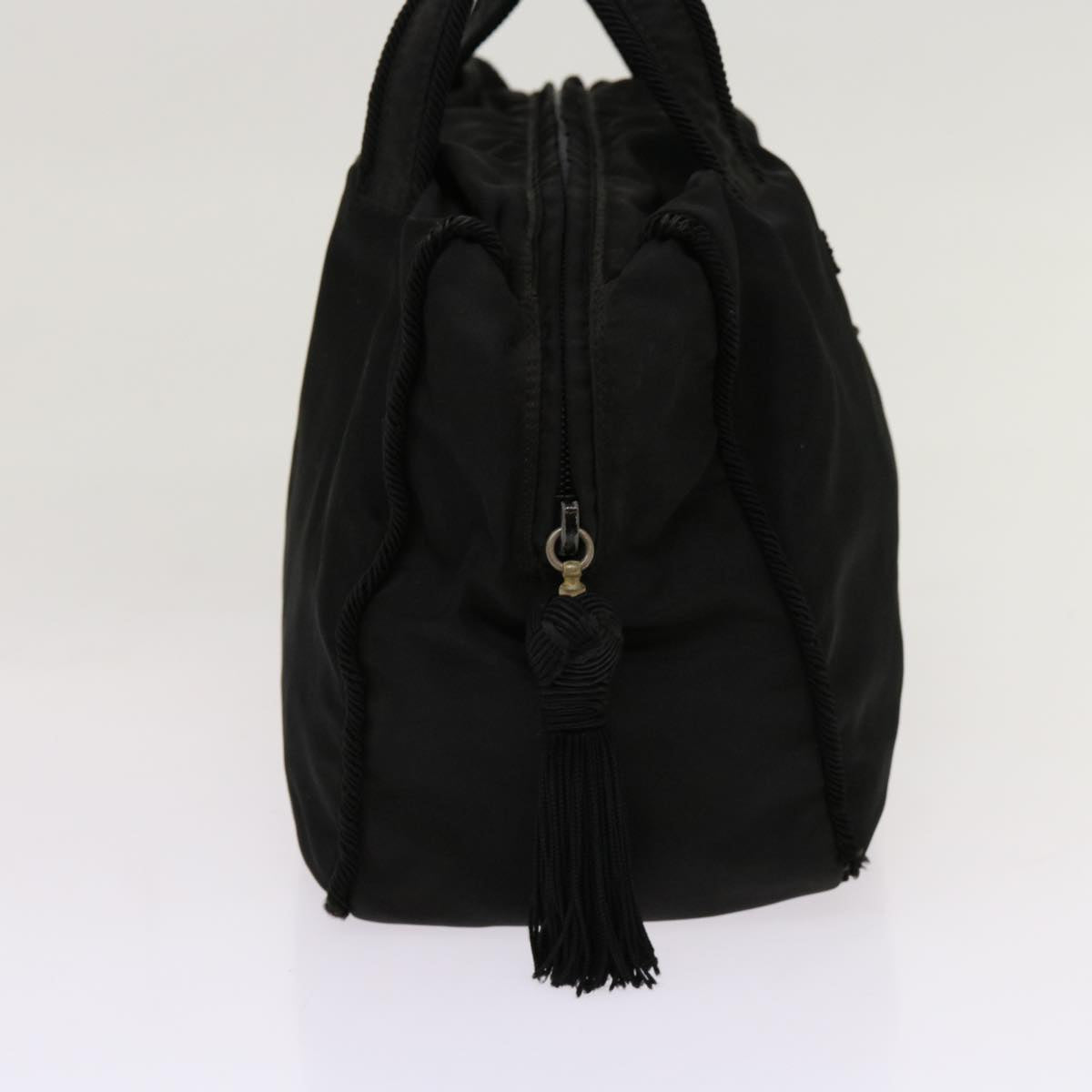 PRD Hand Bag Nylon Black Auth bs13129