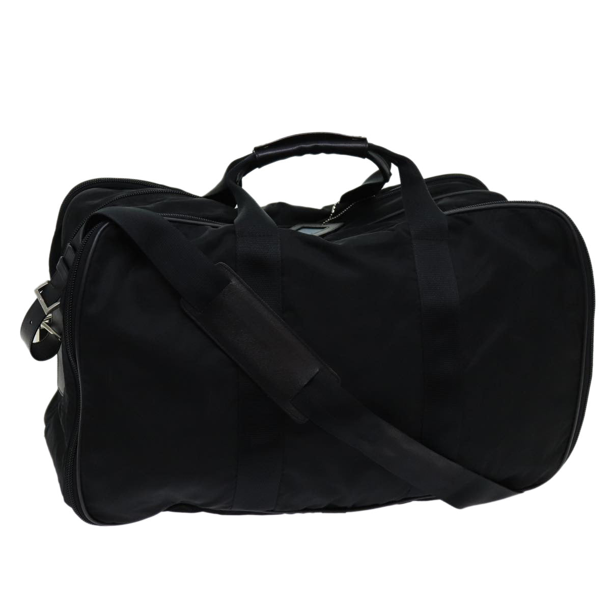 PRD Boston Bag Nylon 2way Black Auth bs13144