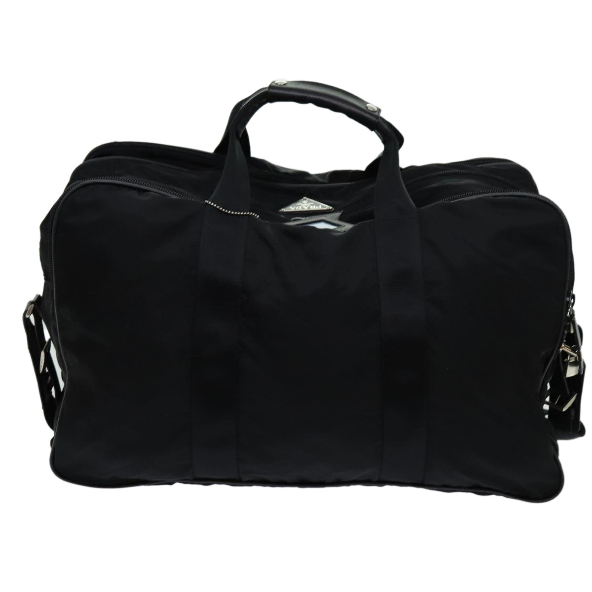 PRD Boston Bag Nylon 2way Black Auth bs13144
