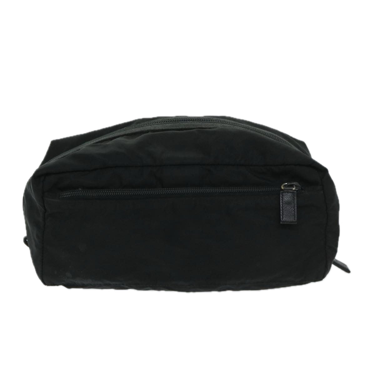 PRD Clutch Bag Nylon Black Auth bs13151