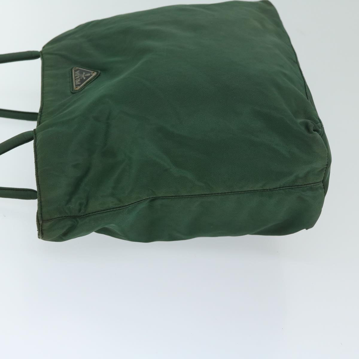 PRD Hand Bag Nylon Green Auth bs13153