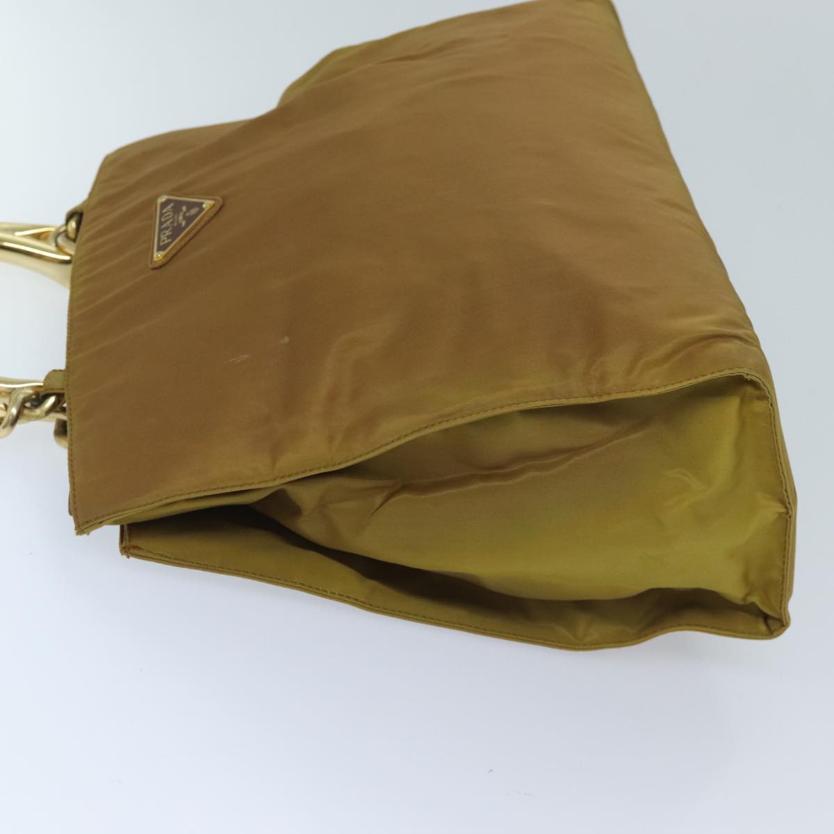 PRD Hand Bag Nylon Brown Auth bs13204