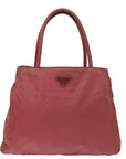 PRD Hand Bag Nylon Pink Auth bs13247