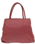 PRD Hand Bag Nylon Pink Auth bs13247