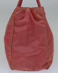 PRD Hand Bag Nylon Pink Auth bs13247