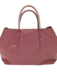 PRD Hand Bag Nylon Pink Auth bs13566