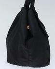 PRD Hand Bag Nylon Black Auth bs13723