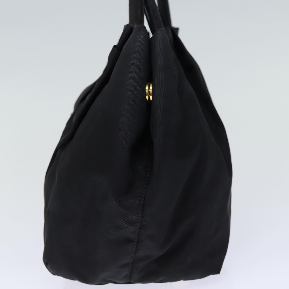 PRD Hand Bag Nylon Black Auth bs13723