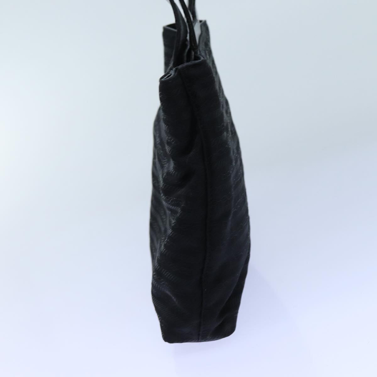 PRD Hand Bag Nylon Black Auth bs13808