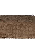 PRD Clutch Bag Canvas Brown Auth bs14174