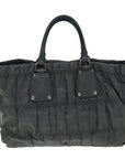 PRD Hand Bag Nylon Gray Auth bs14395