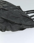 PRD Hand Bag Nylon Gray Auth bs14395
