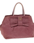 PRD Hand Bag Nylon Pink Auth bs14423