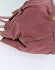 PRD Hand Bag Nylon Pink Auth bs14423