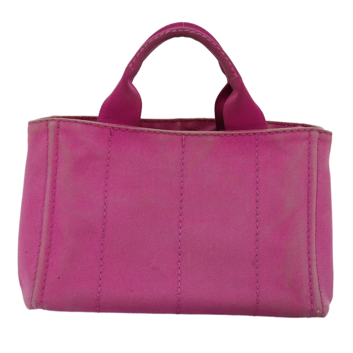 PRD Canapa PM Hand Bag Canvas Pink Auth bs14850